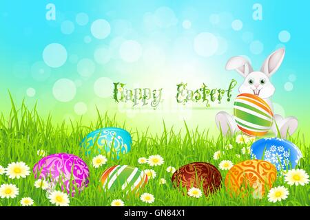 Easter Holiday Background Stock Vector