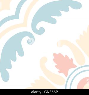 Colourful ornament tiles. Portuguese tiles, seamless pattern. Stock Vector