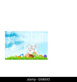 Easter Holiday Background Stock Vector