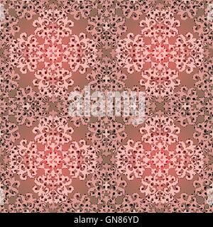 Seamless background pattern. Arabic floral motifs. Stock Vector