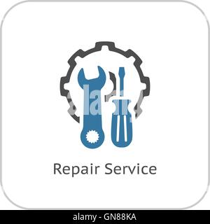 Repair Service Icon. Flat Design. Stock Vector