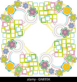 Ornate floral seamless texture, endless pattern with flowers vector background Stock Vector