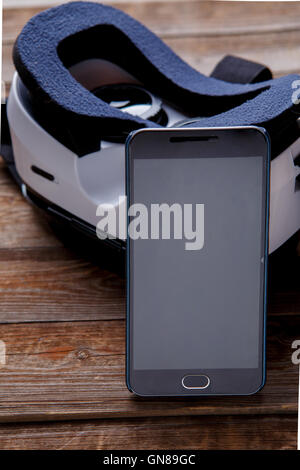 virtual vr glasses goggles headset Stock Photo