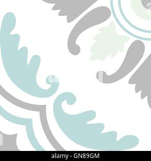 Portuguese tiles pattern. Vintage background - Victorian ceramic Stock Vector