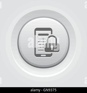 Mobile Security Icon Stock Vector