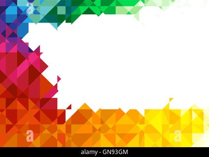 Geometric Colorful Background Stock Vector