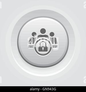 Personal Data Protection Icon Stock Vector