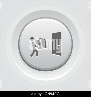 Door Delivery Icon Stock Vector