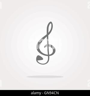 Music note Icon Vector. Music note Icon Picture. Music note Icon Image. Music note Icon Art. Music note Icon Drawing Stock Vector