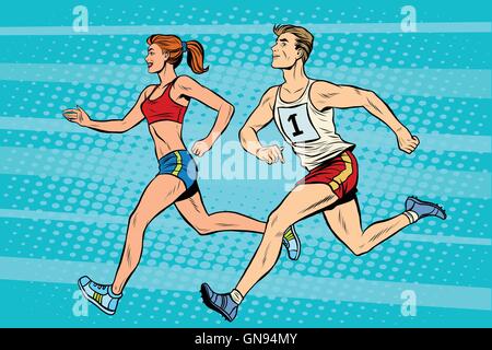 Track and field women's racing bloomers sports - Stock Illustration  [107599293] - PIXTA
