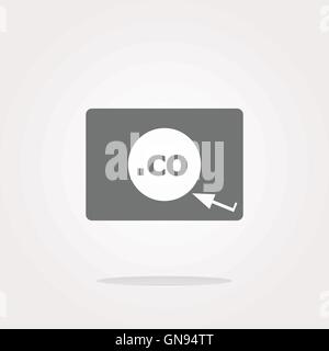 domain co, domain co Icon, domain co Icon Vector, domain co Icon Flat, domain co Icon Sign, domain co Icon App, domain co Icon U Stock Vector