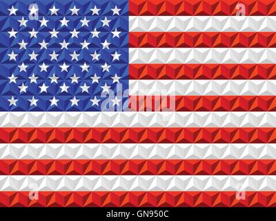 Flag of USA Stock Vector