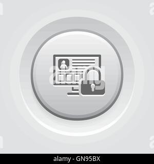 Personal Data Protection Icon Stock Vector