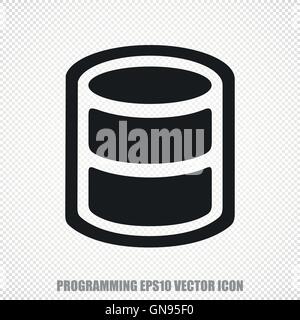 Software vector Database icon. Modern flat design. Stock Vector