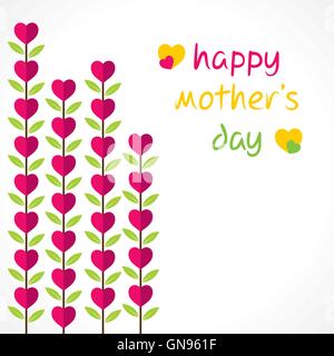 creative happy mothers day greeting design vector Stock Vector