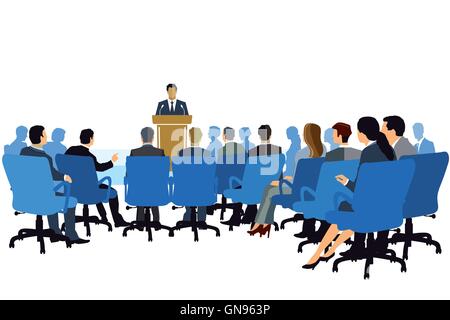 Lecture, Consulting, Event Stock Vector