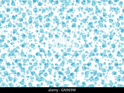Blue Bubble Texture Stock Vector