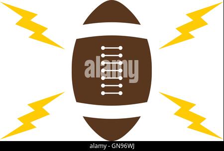 american football Stock Vector