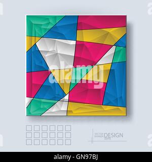 Abstract geometric background. Stock Vector