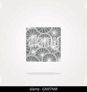 vector bike wheels glossy web icon button Stock Vector