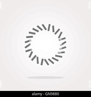 vector abstract symbol on web icon or button. Web Icon Art. Graphic Icon Drawing Stock Vector