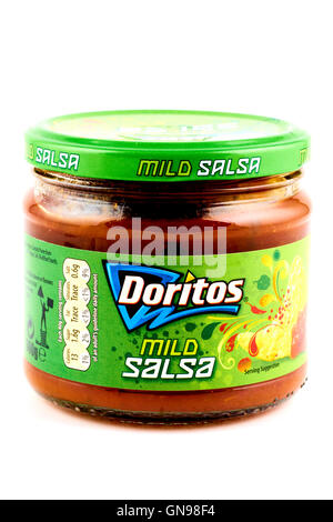 Doritos Mild Salsa Dip Stock Photo