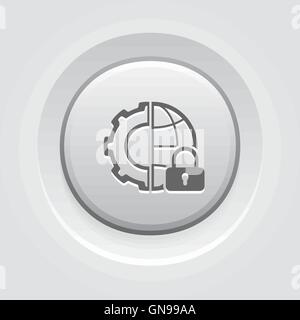 Global Security Icon Stock Vector