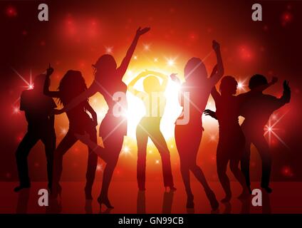 Party People Background Stock Vector