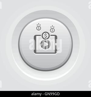 Traffic Monetization Icon. Business Concept Stock Vector