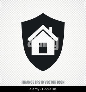 Business vector Shield icon. Modern flat design. Stock Vector