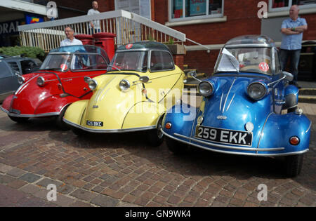 Ormskirk, UK. 28th Aug, 2016. A wide variety of classic and vintage cars and motorbikes were on show at MotorFest in Ormskirk, England on Sunday, August 28th, 2016. Cars included Jaguars, Ferraris, bubble cars and stock cars. There was even a DeLorean. Credit:  Pak Hung Chan/Alamy Live News Stock Photo