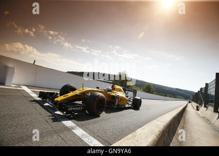 Motorsports: FIA Formula One World Championship 2016, Grand Prix of Belgium,   #20 Kevin Magnussen (DEN, Renault Sport Formula 1 Team), Stock Photo