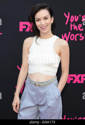 LOS ANGELES - AUGUST 28: Britt Lower at the premiere of FX's 'You're