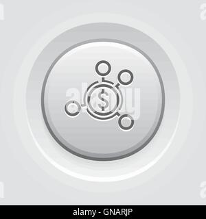 Money Distribution Icon Stock Vector