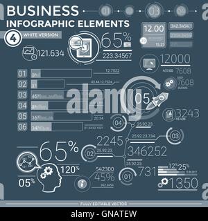 Business Infographic Elements Stock Vector