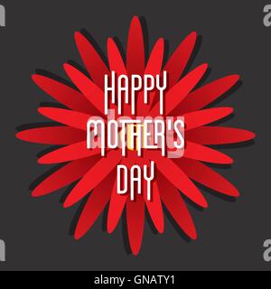 happy mothers day greeting design Stock Vector