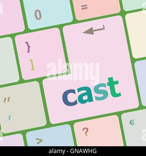 Modern Computer Keyboards, vector illustration vector illustration Stock Vector