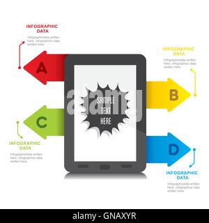 business info-graphics design Stock Vector