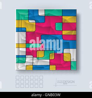 Abstract geometric background. Stock Vector