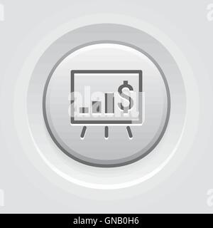 Growing Business Icon. Presentation Stock Vector