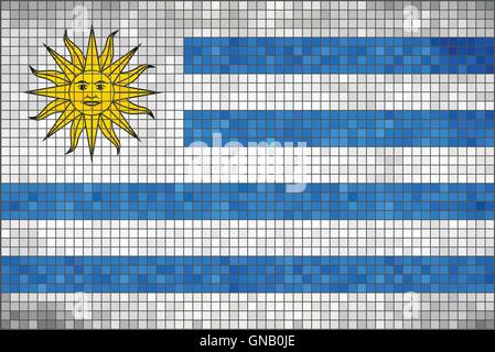 Flag of Uruguay Stock Vector