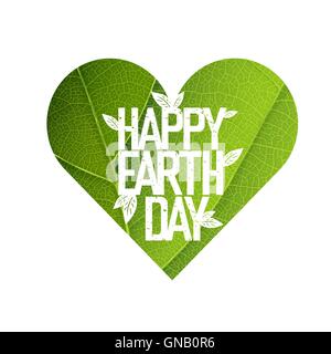 Earth Day Concept Design. Happy Earth Day logotype template. Gr Stock Vector