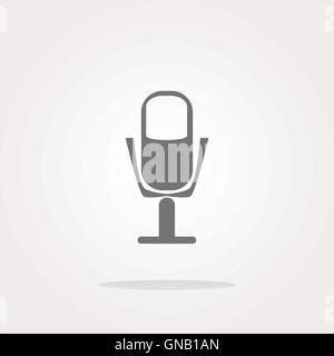microphone icon vector, microphone icon , microphone icon picture, microphone icon flat, microphone icon, microphone web icon, m Stock Vector