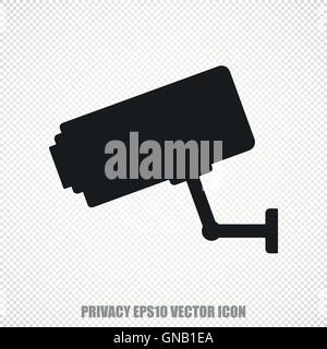 Security camera cctv flat icons set vector image Stock Vector Image ...