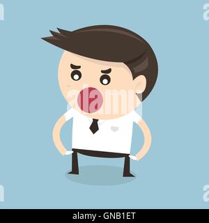 No more money, flat design Stock Vector