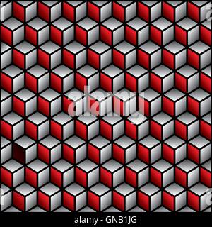 creative box pattern background design Stock Vector