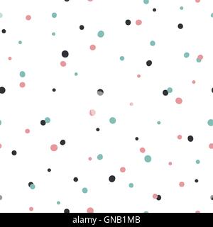 Abstract Seamless Pattern on White Background with Black and Gol Stock Vector