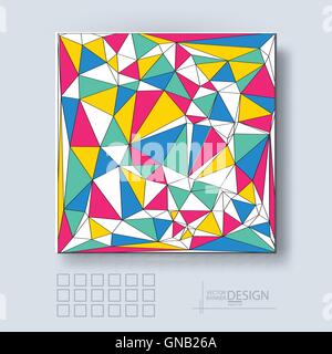 Abstract geometric background. Stock Vector