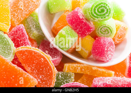 Fruit candy mix Stock Photo
