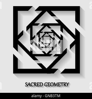 sacred geometry element Stock Vector